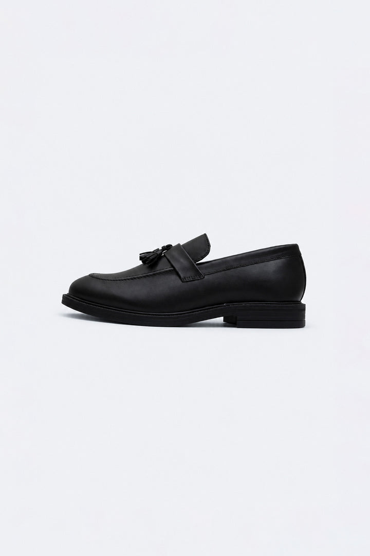 LEATHER TASSEL LOAFER