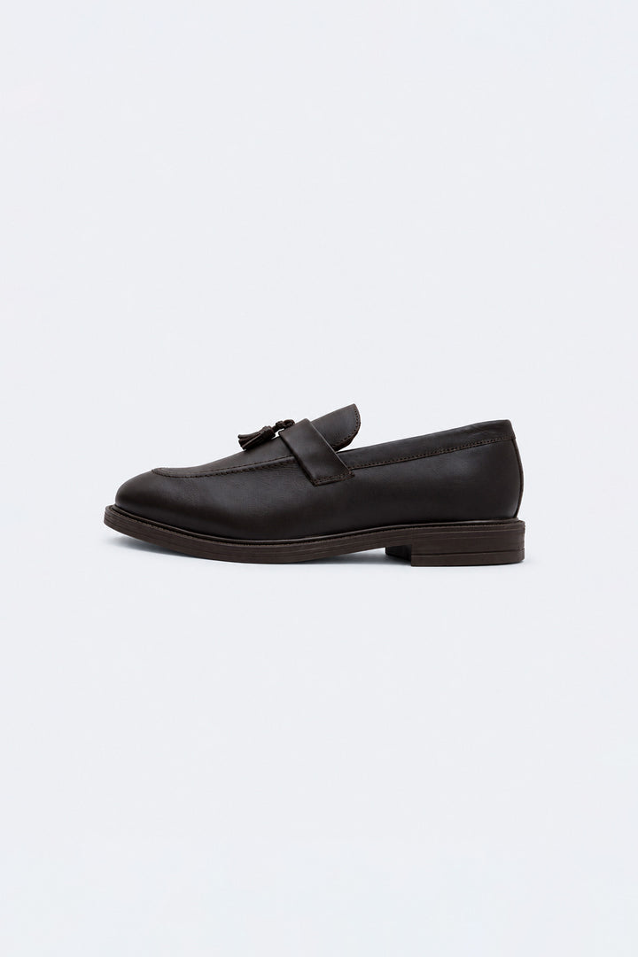 LEATHER TASSEL LOAFER