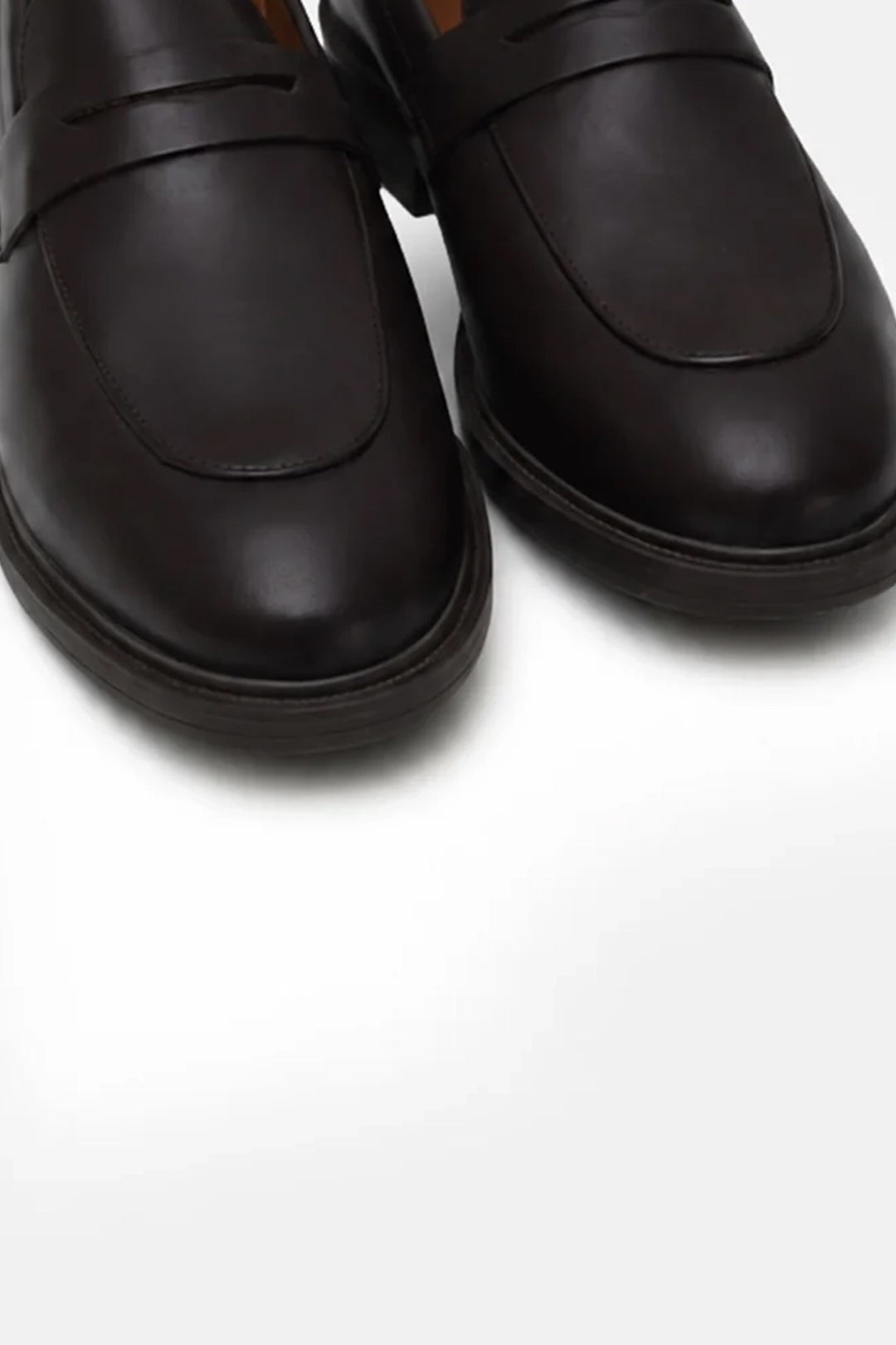 LEATHER PENNY LOAFERS