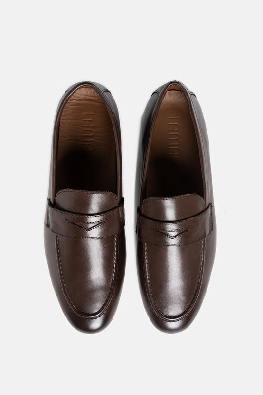 LEATHER PENNY LOAFERS