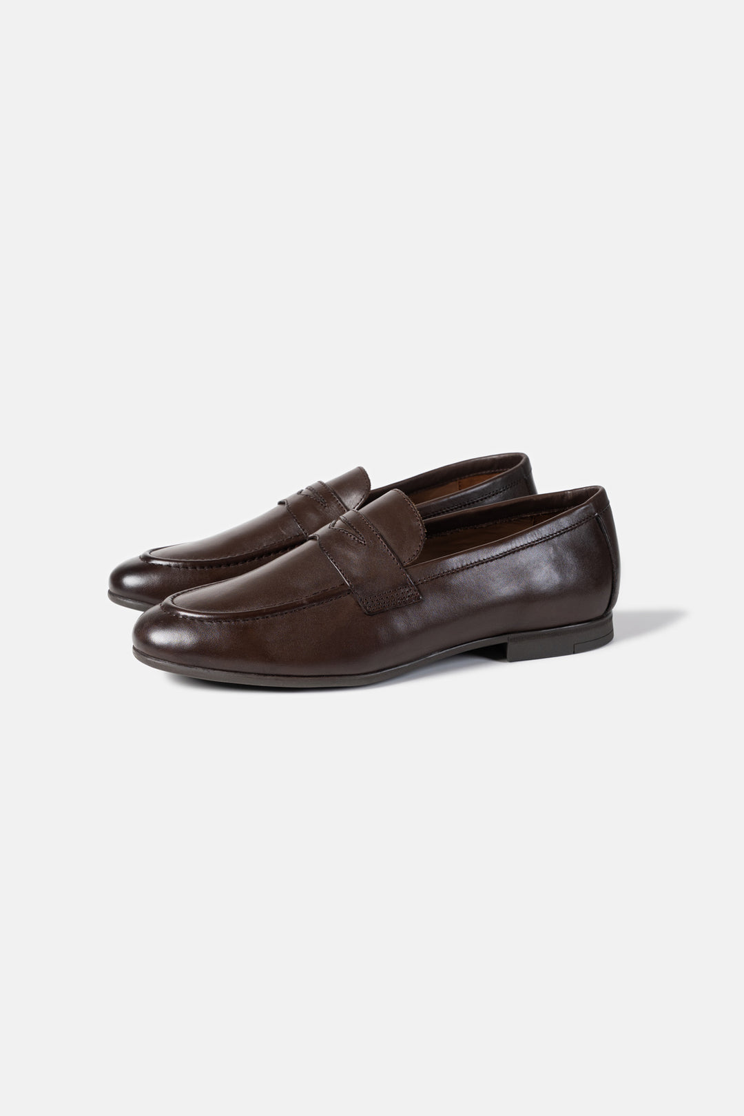LEATHER PENNY LOAFERS