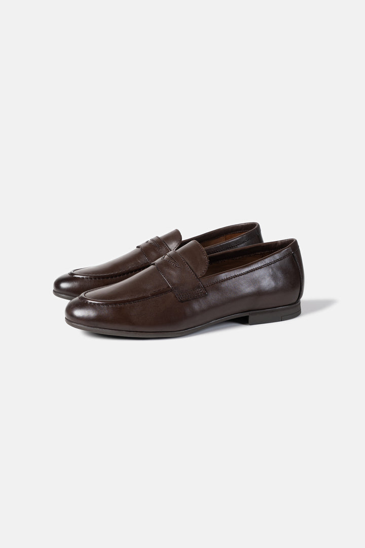 LEATHER PENNY LOAFERS
