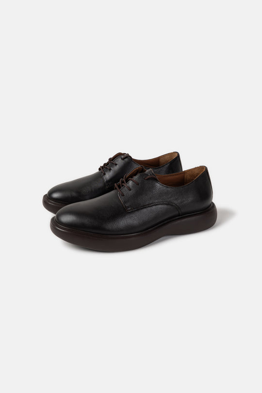 LEATHER DERBY SHOES