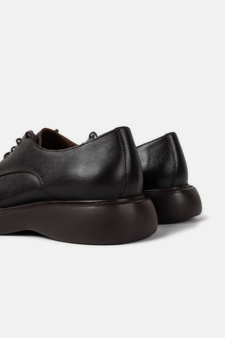 LEATHER DERBY SHOES