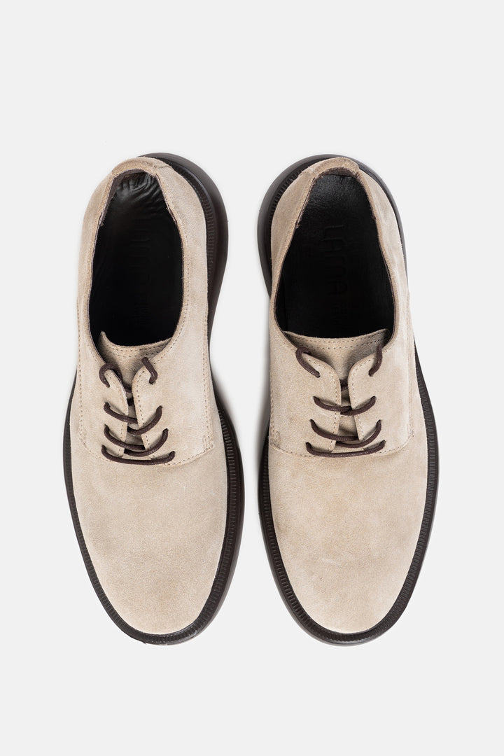 SUEDE DERBY SHOES