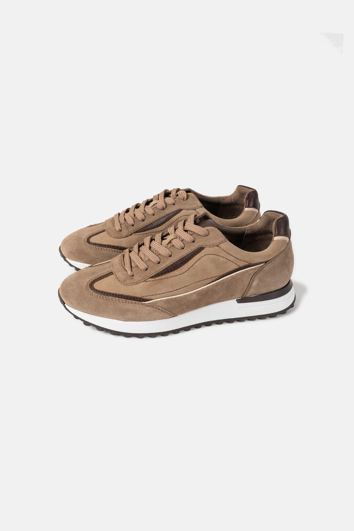 RETRO LEATHER SNEAKERS