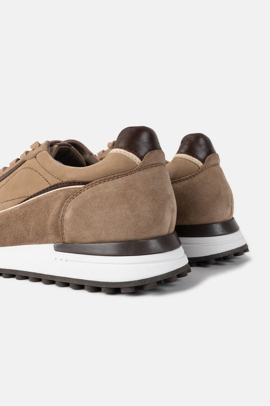 RETRO LEATHER SNEAKERS