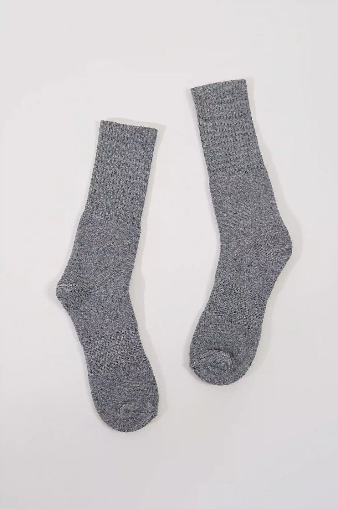 GREY MERCERIZED HIGH SOCKS