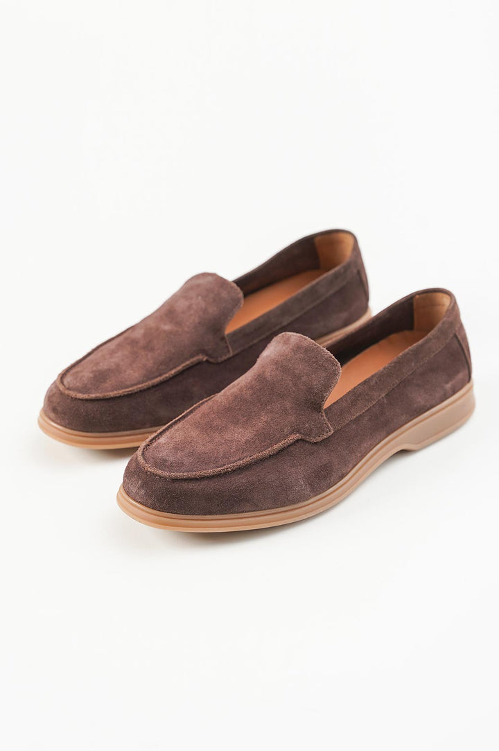 COFFEE EVERYDAY SUEDE LOAFERS