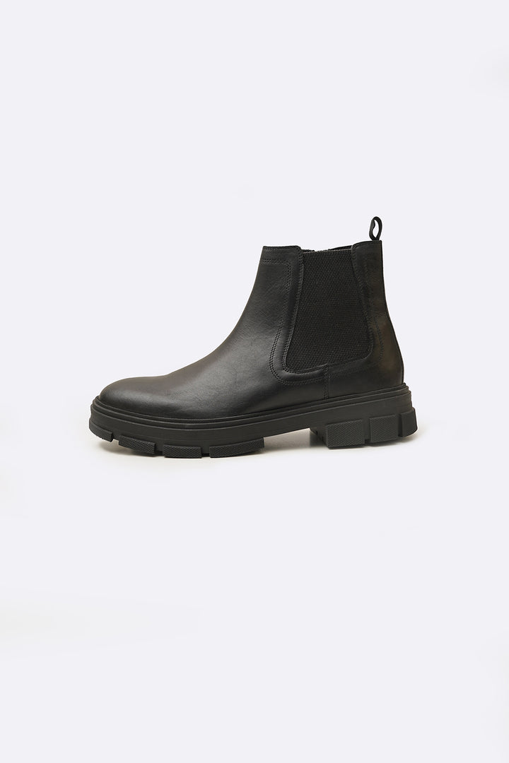 CHUNKY LEATHER BOOTS
