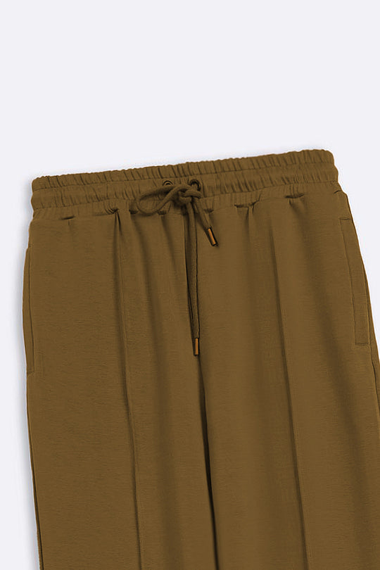 STRAIGHT KNITTED PANTS