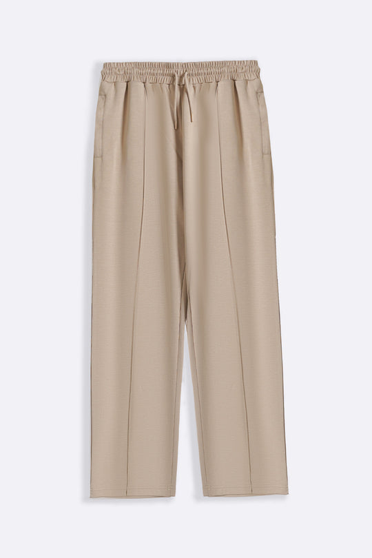 STRAIGHT KNITTED PANTS