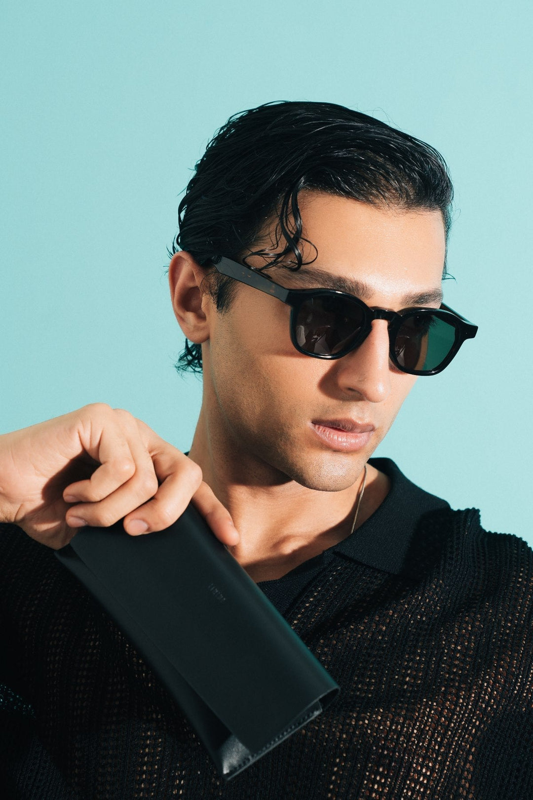 TORTOISE GREEN KARAKORUM RESIN