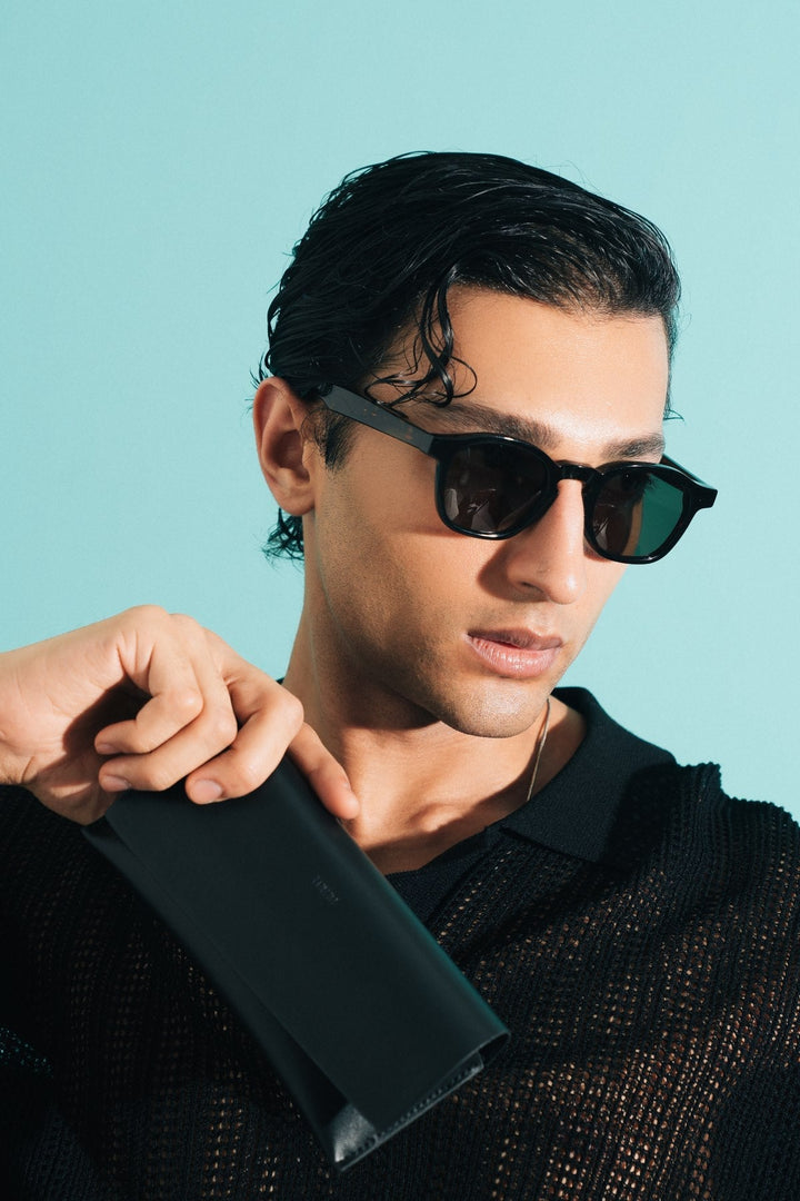 TORTOISE GREEN KARAKORUM RESIN