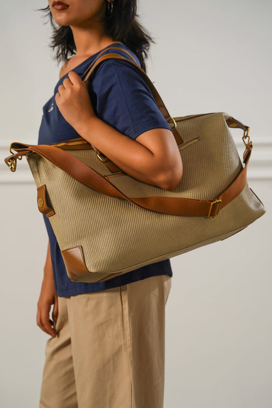 BEIGE ORTAKOY UNISEX DUFFEL