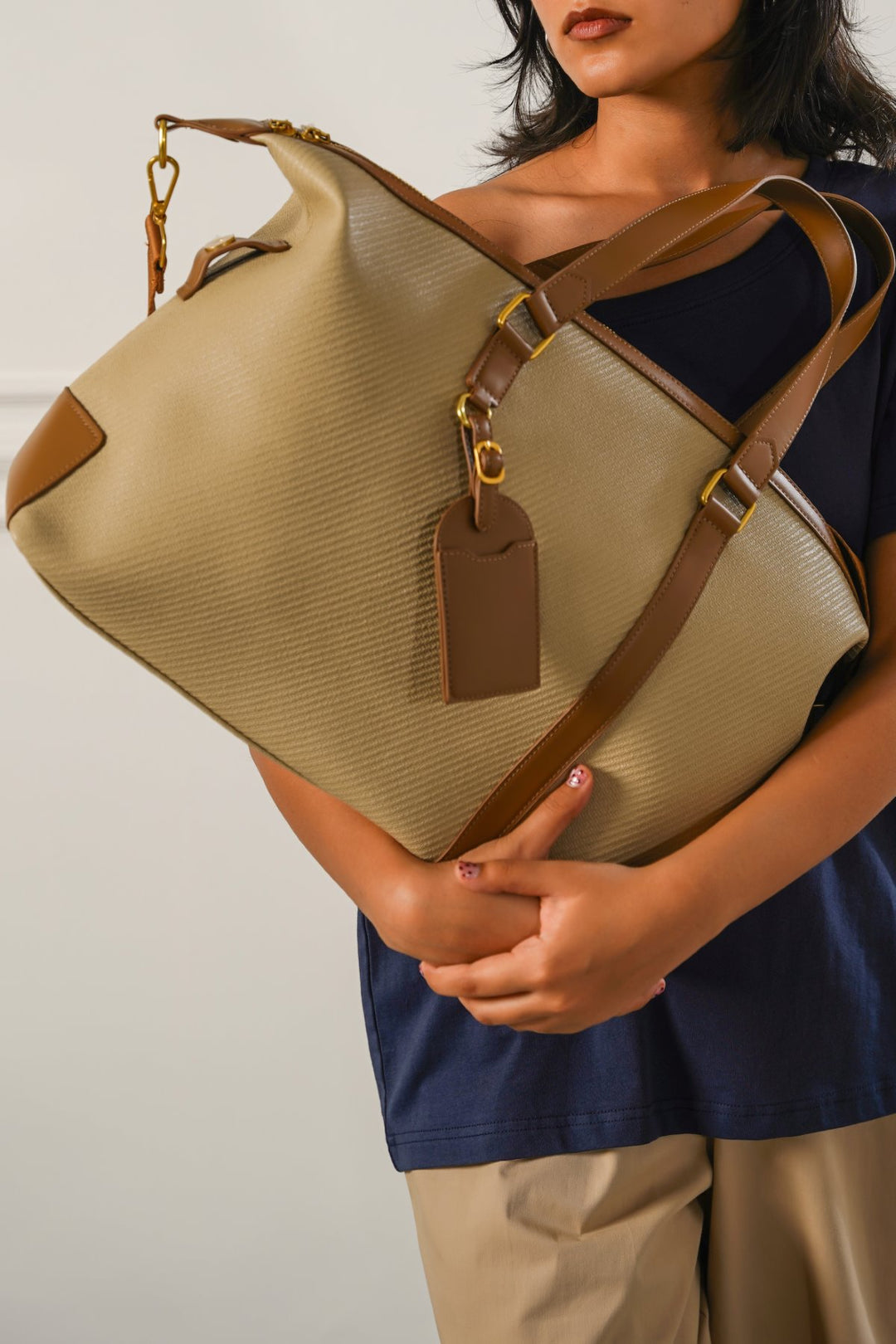 BEIGE ORTAKOY UNISEX DUFFEL
