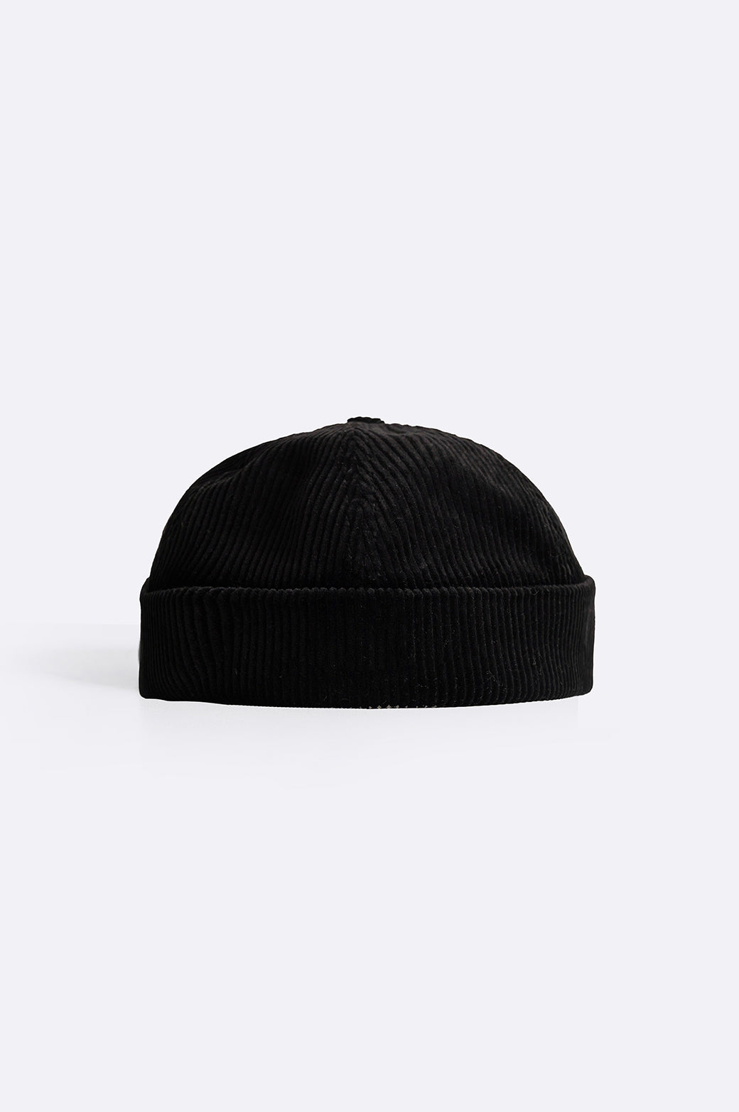 BLACK CORDUROY HAT