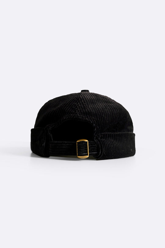 BLACK CORDUROY HAT
