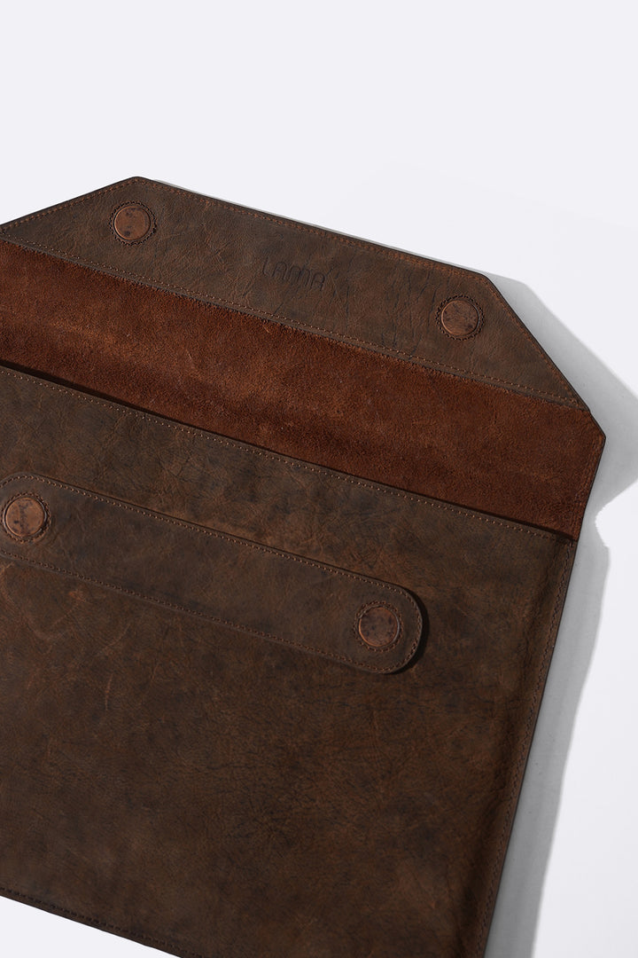 LAPTOP SLEEVE IN GENUINE LEATHER