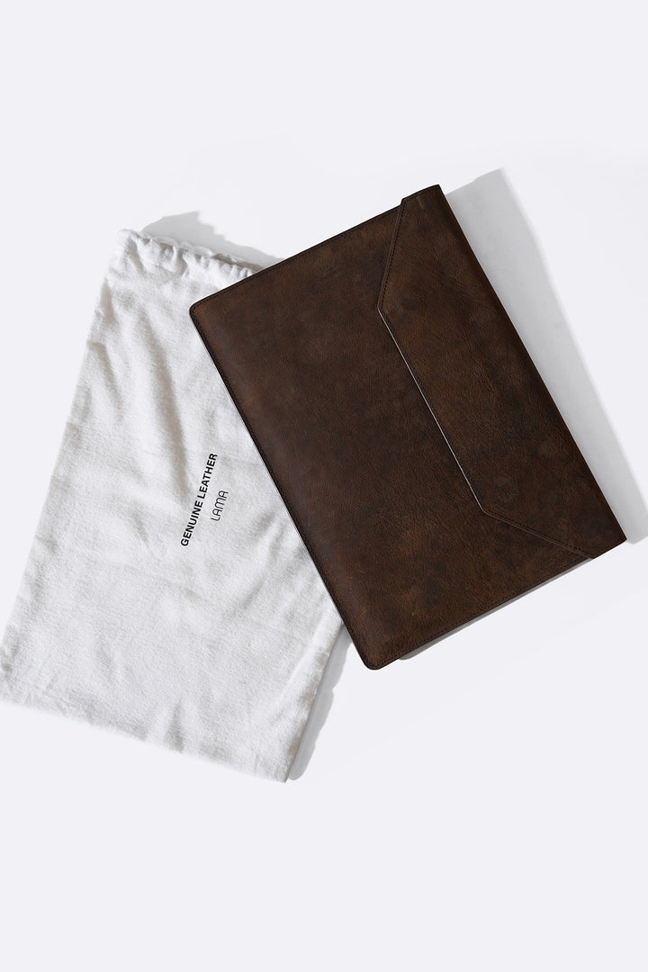 LAPTOP SLEEVE IN GENUINE LEATHER