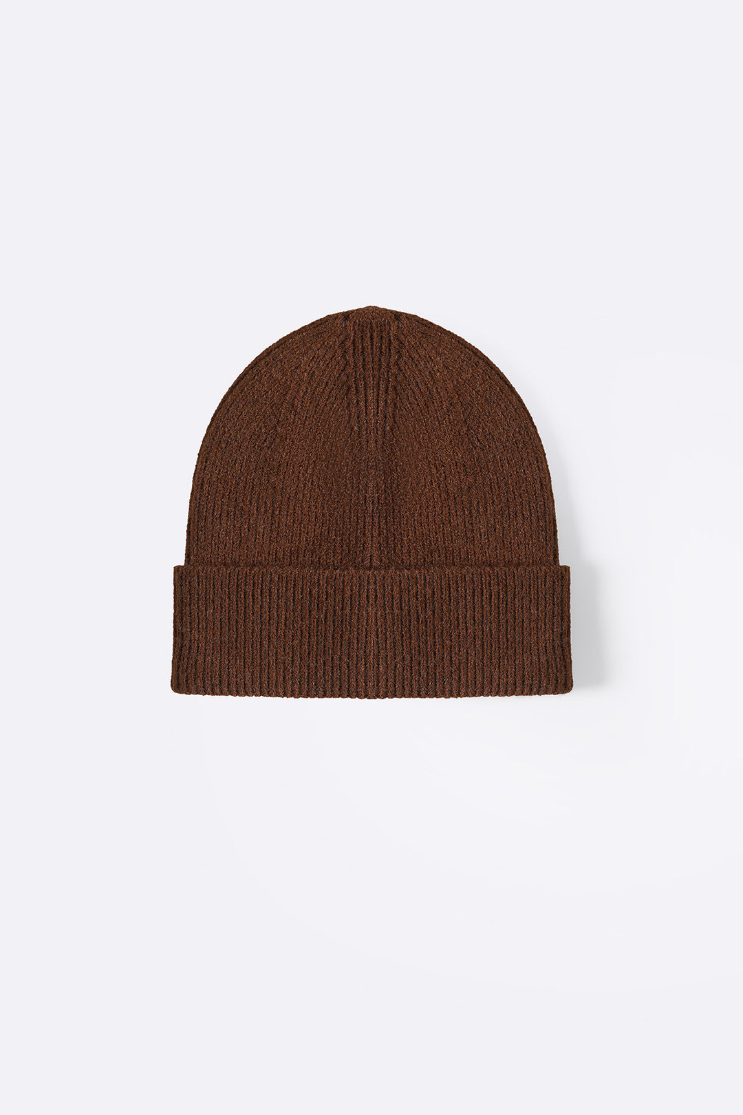 BROWN CABIN RIBBED BEANIE