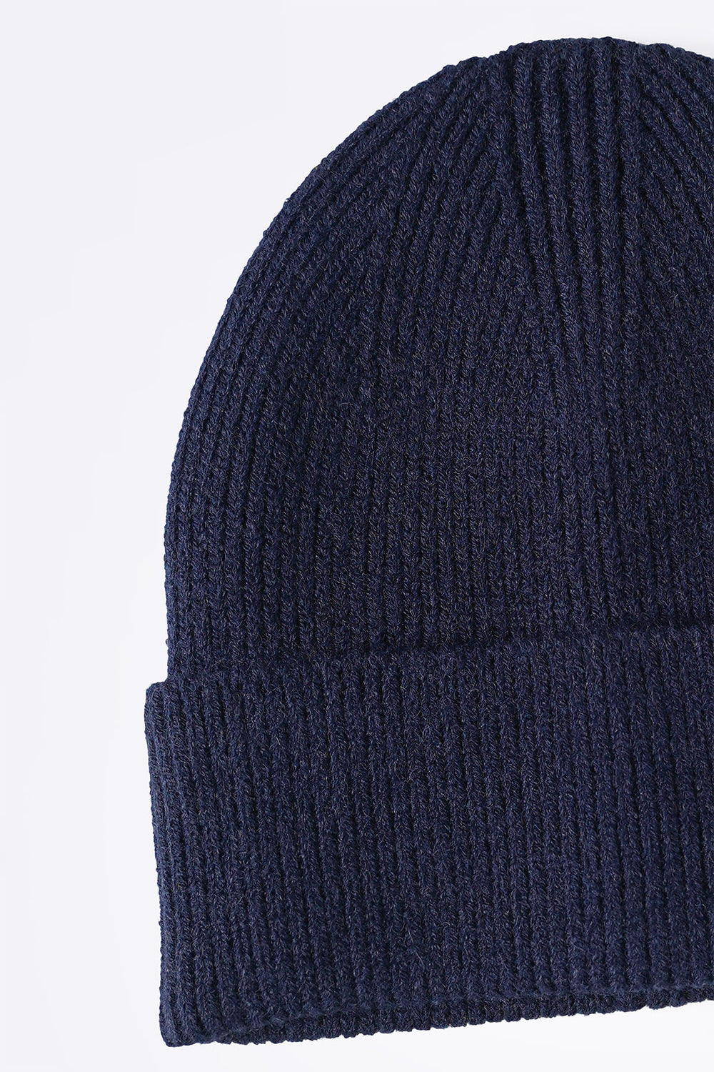NAVY CABIN RIBBED BEANIE
