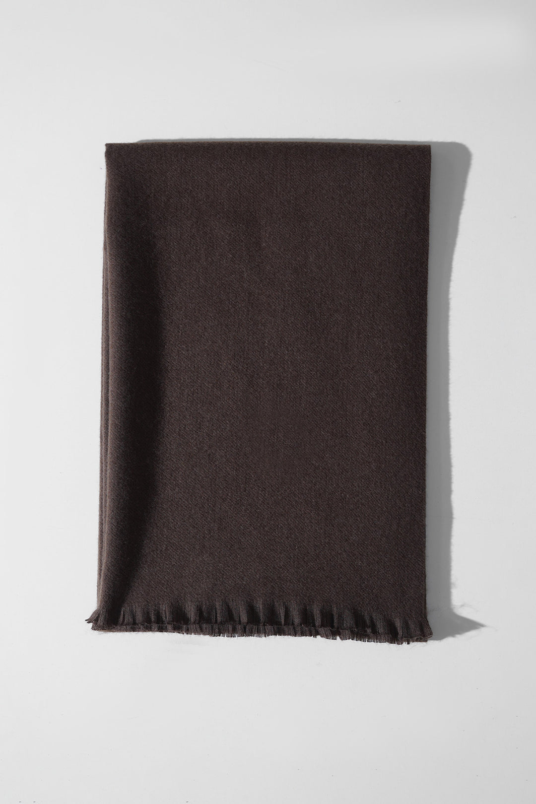 COFFEE PLUSH REVERSIBLE SCARF