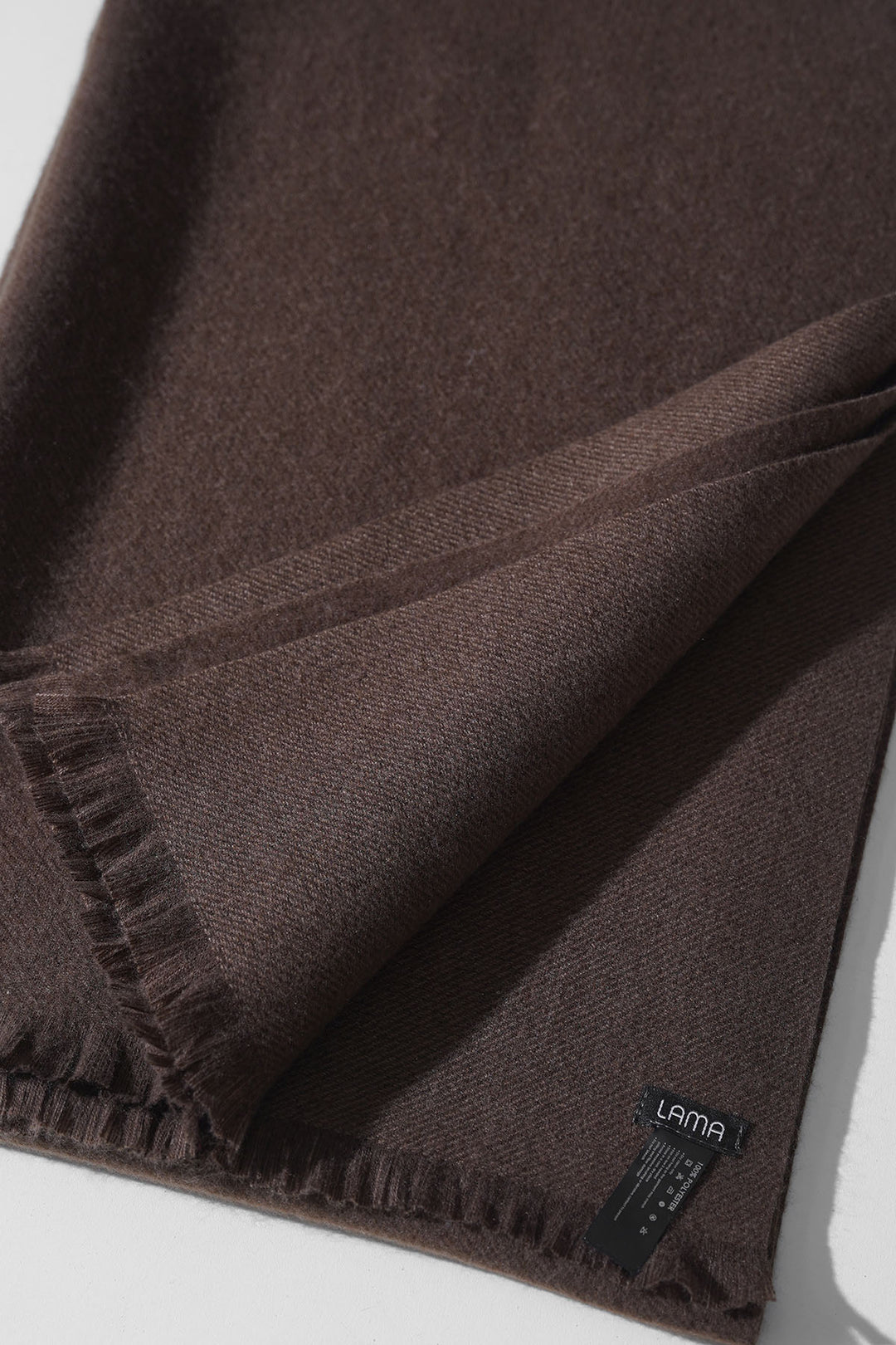 COFFEE PLUSH REVERSIBLE SCARF