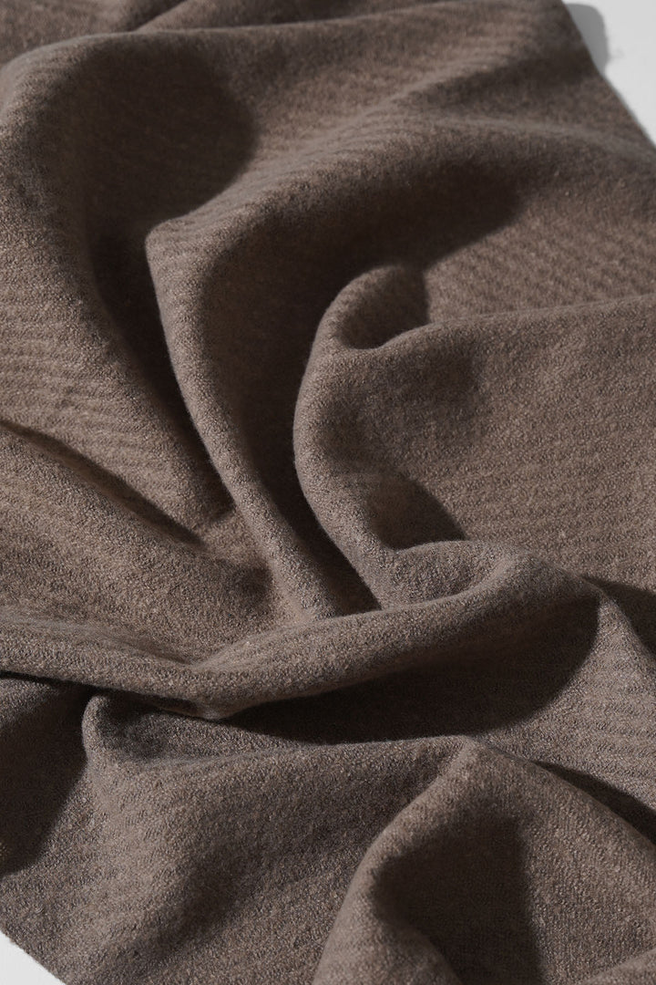 TAUPE COZY MELANGE SCARF