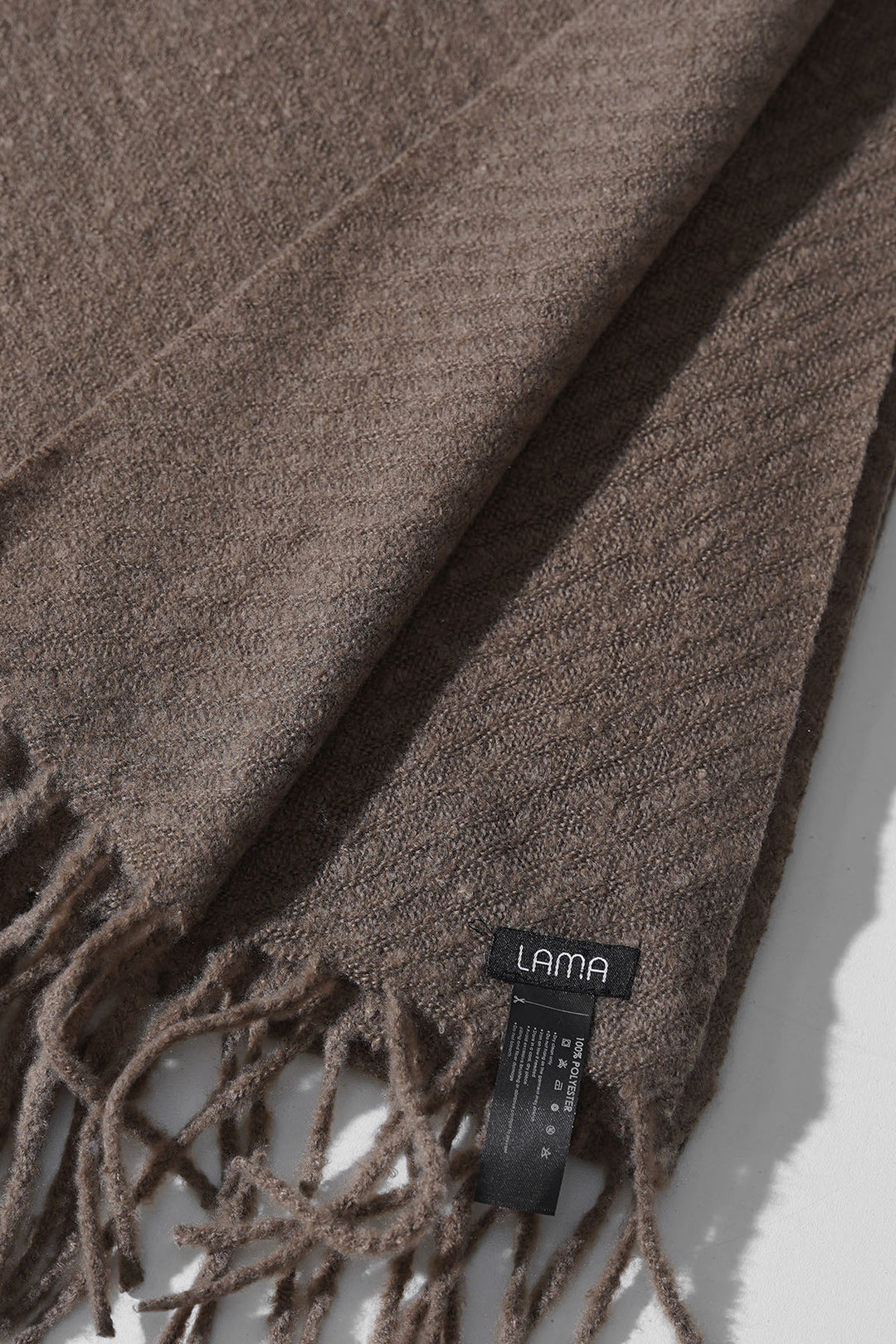 TAUPE COZY MELANGE SCARF