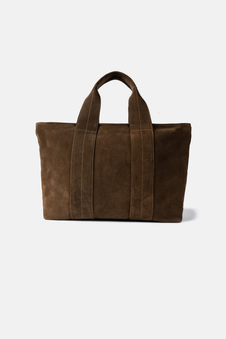 Suede Leather tote