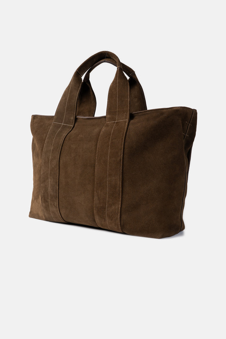 Suede Leather tote