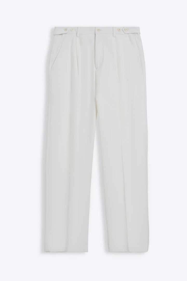 WHITE ADJUSTABLE PANTS
