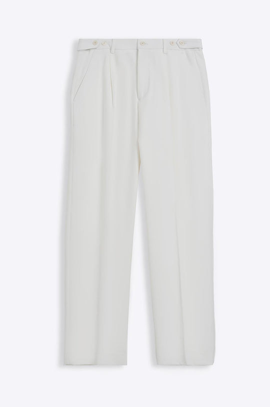 WHITE ADJUSTABLE PANTS