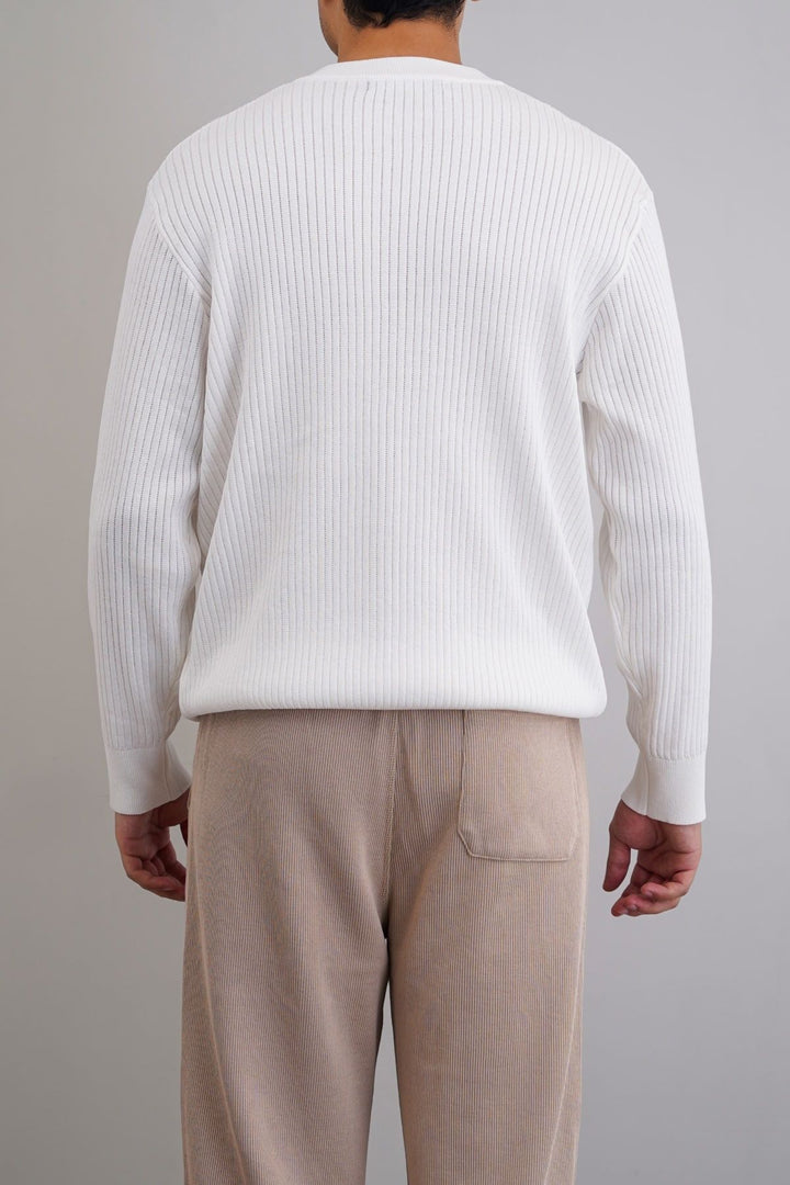 RIBBED HENLEY