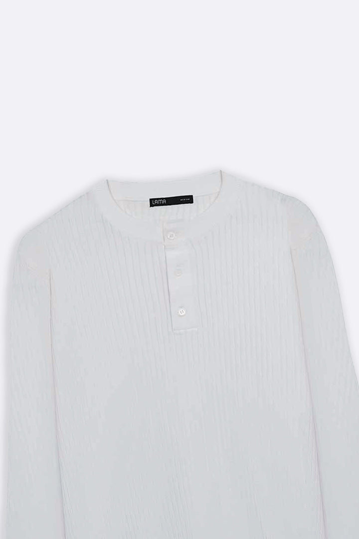 RIBBED HENLEY