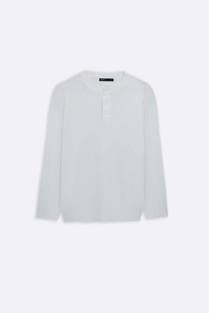 RIBBED HENLEY