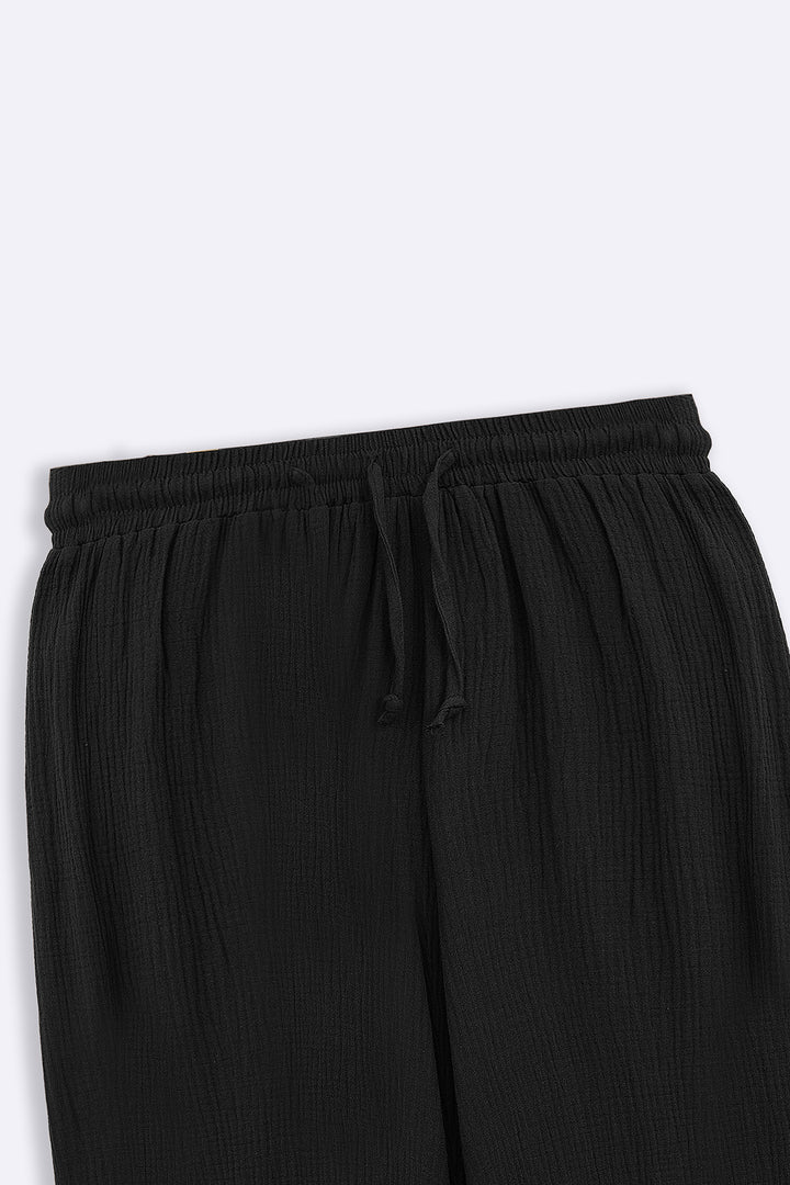 MUSLIN WIDE PANTS