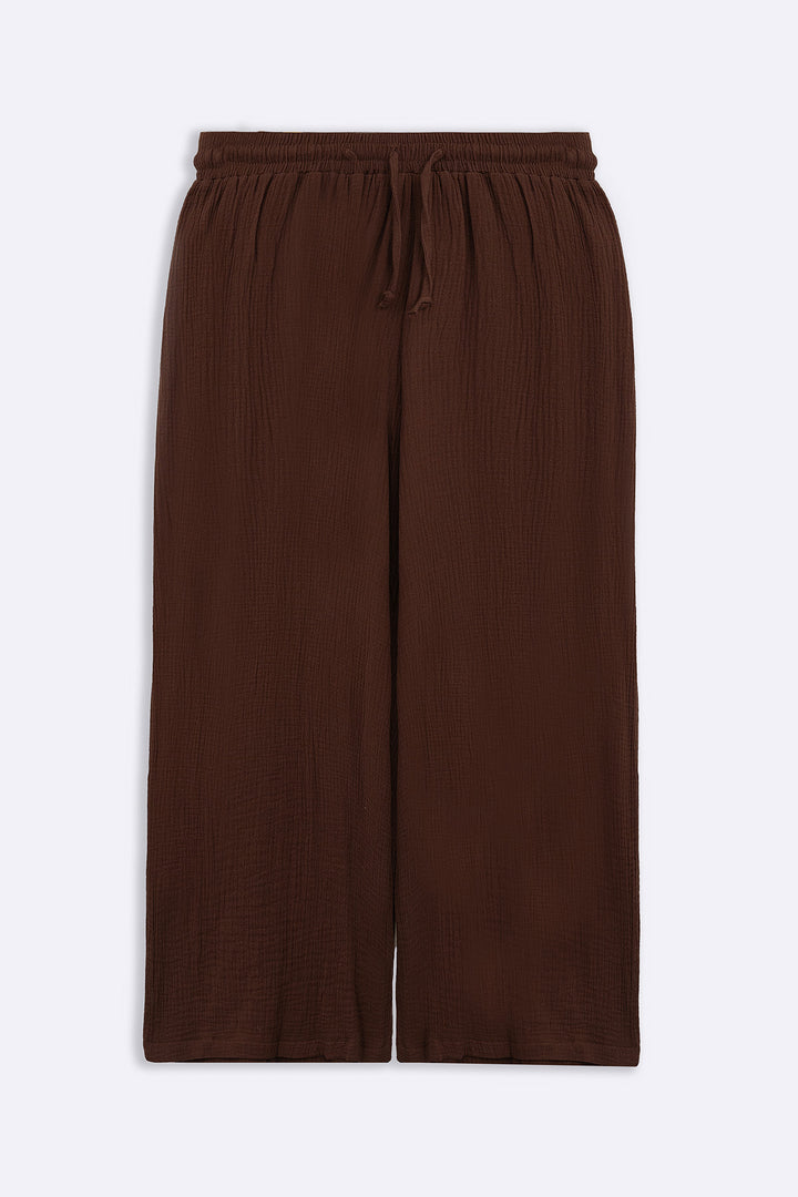 MUSLIN WIDE PANTS