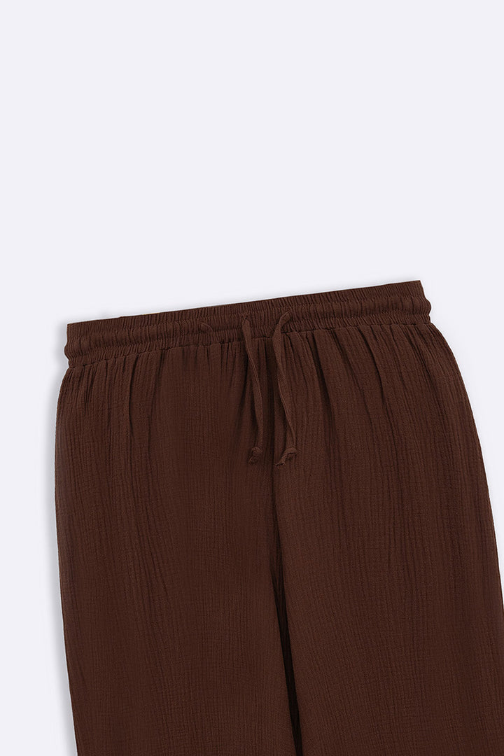 MUSLIN WIDE PANTS