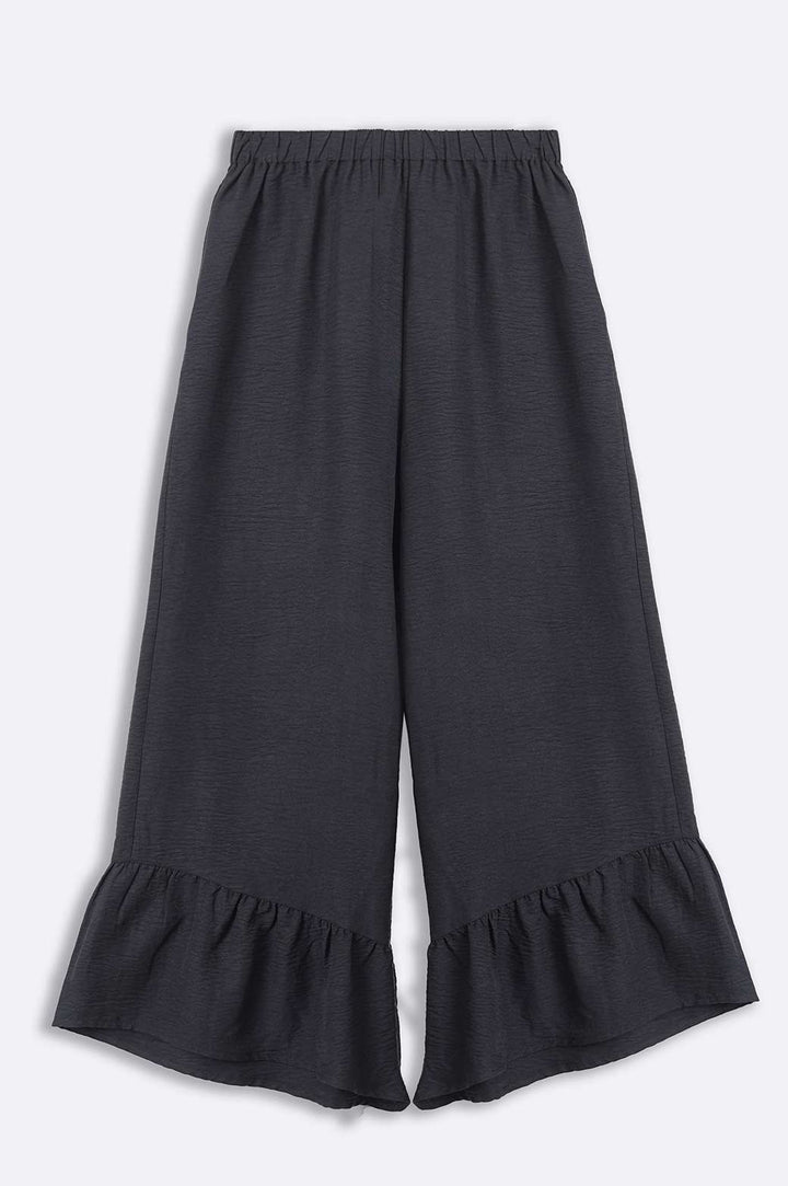 BLACK RESORT FLARED PANTS