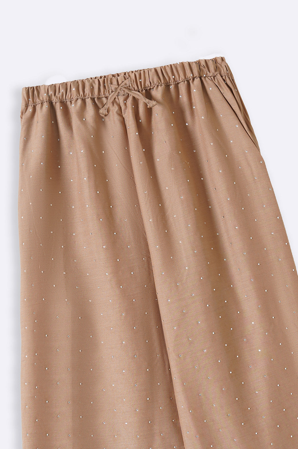TAUPE DIAMANTE DRAWSTRING CULOTTES