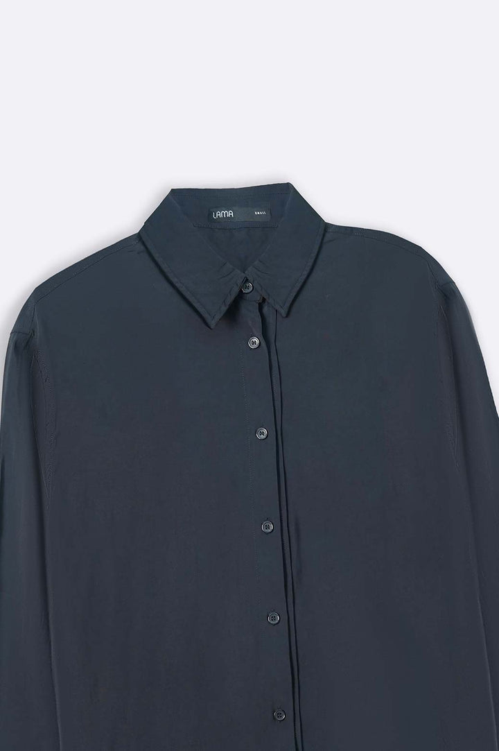 BLACK STONE WASH BUTTON DOWN