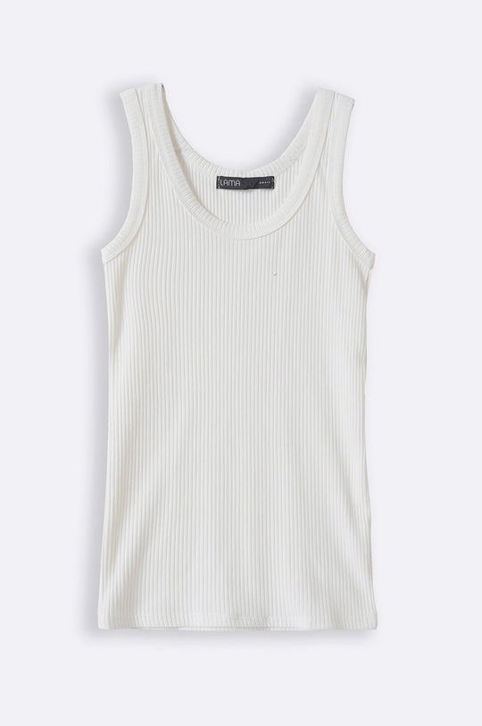 WHITE BASIC TANK TOP