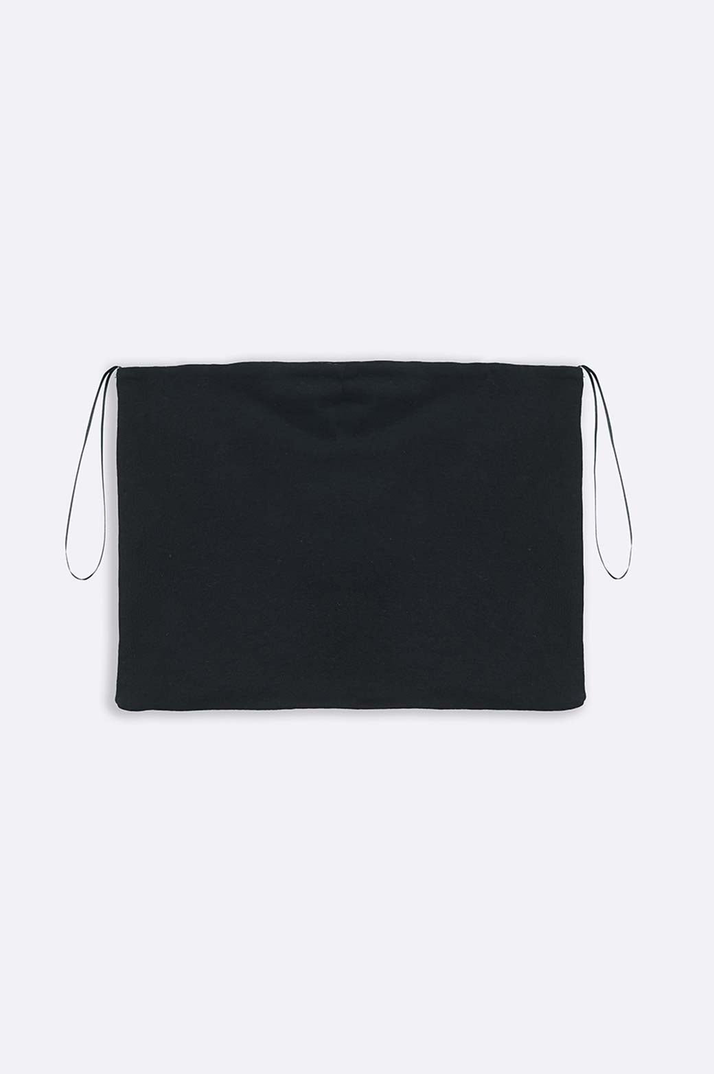BLACK LONG BANDEAU