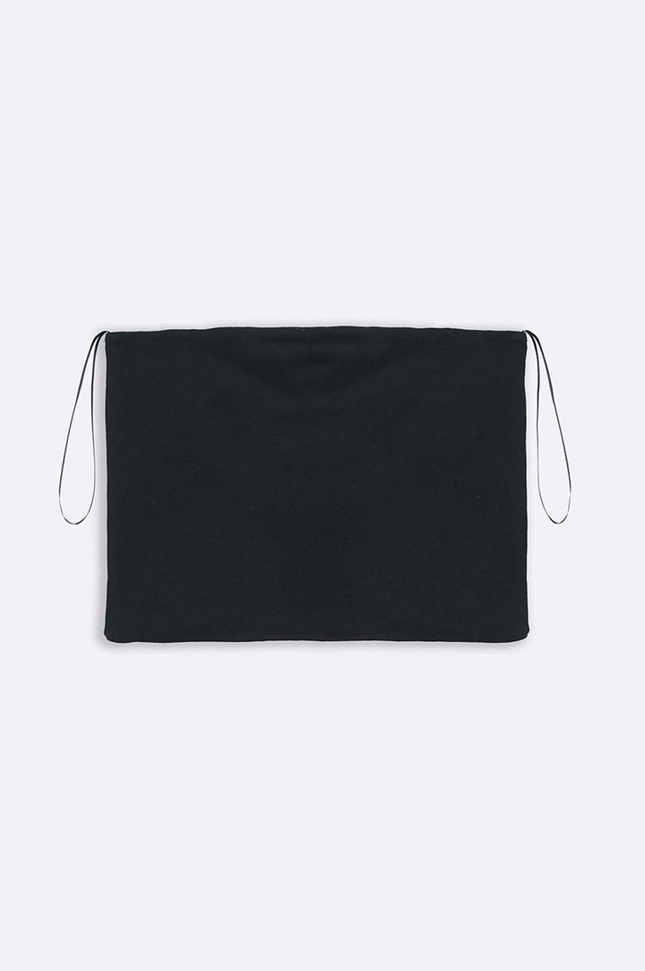BLACK LONG BANDEAU
