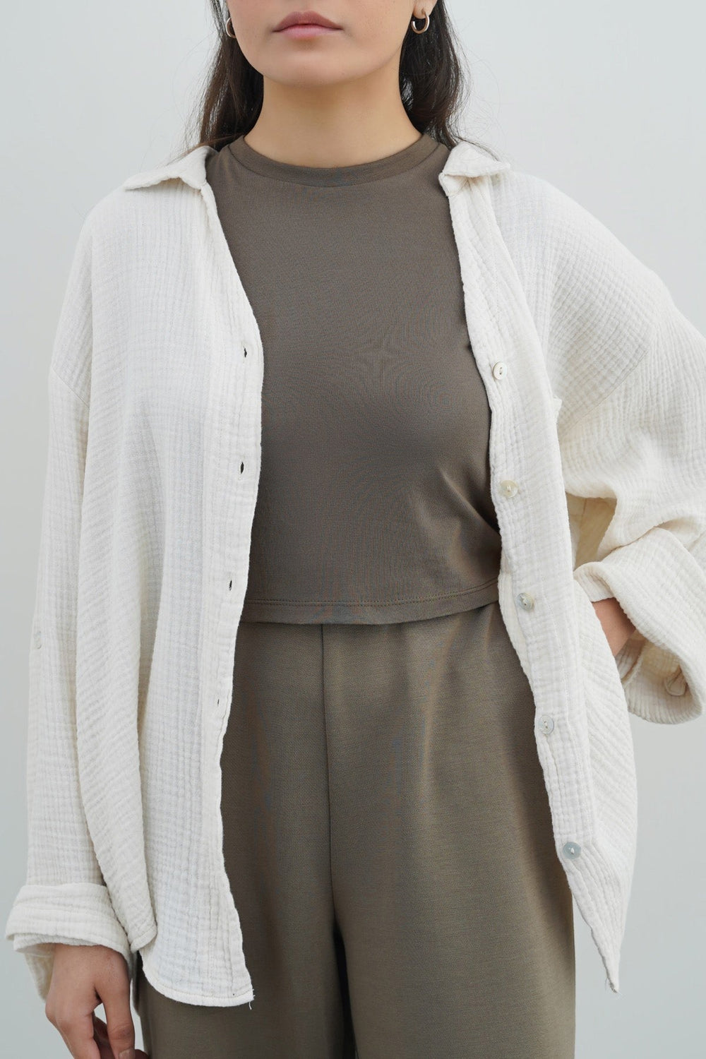 KHAKI EVERYDAY TANK TOP