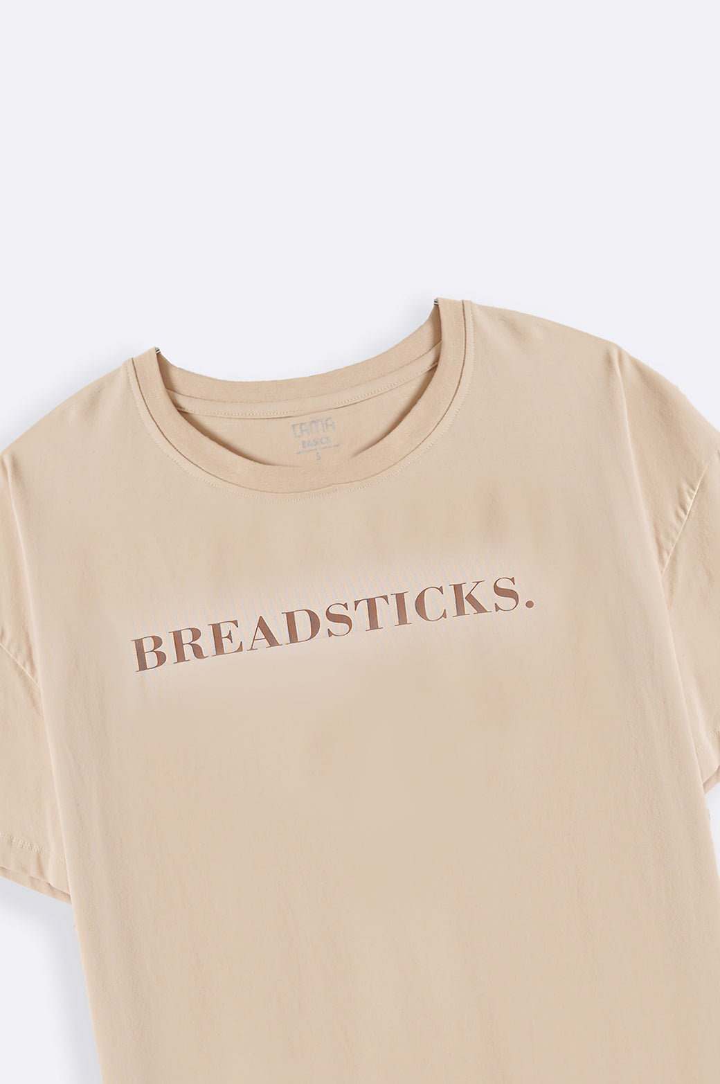BEIGE BREADSTICKS OVERSIZED TEE