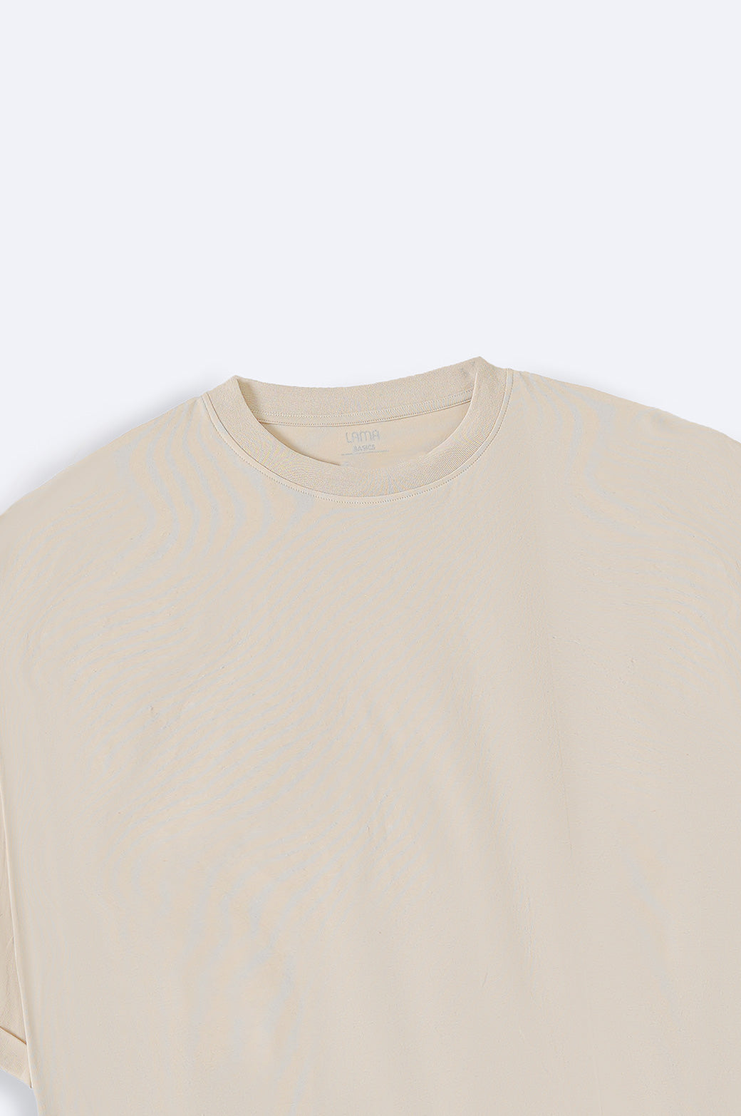 IVORY CURVE DROP T-SHIRT