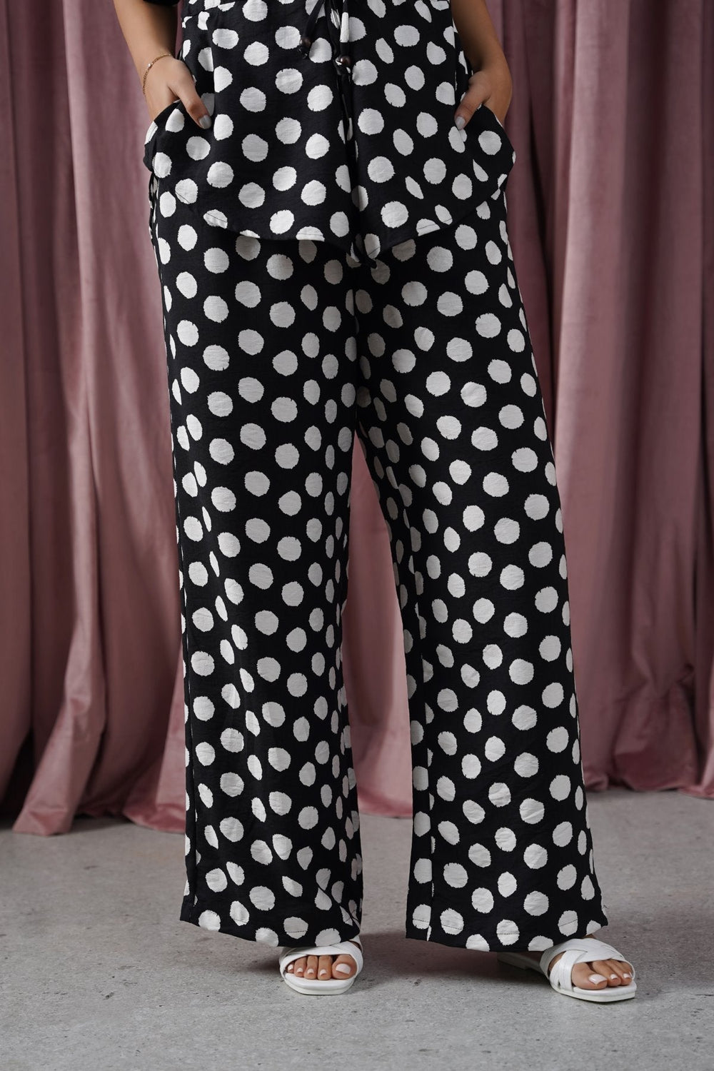 BLACK MIDNIGHT MOON PANTS